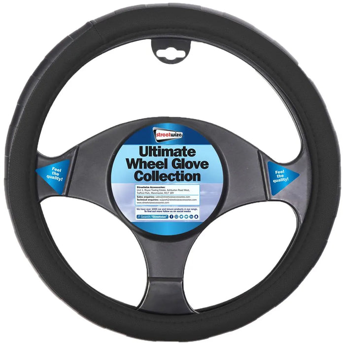 Van Wheel Glove Sports Grip Black