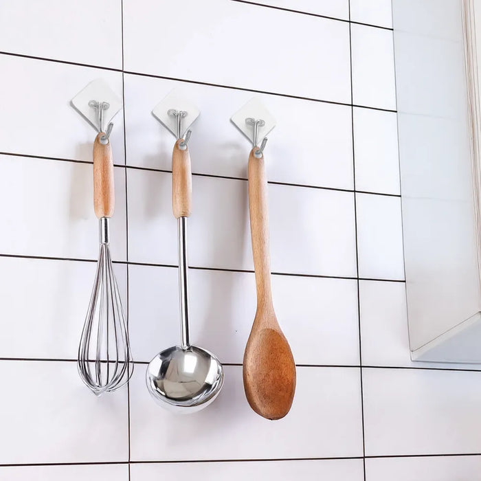 Geckogrip Utensil Hooks 3PC Chrome