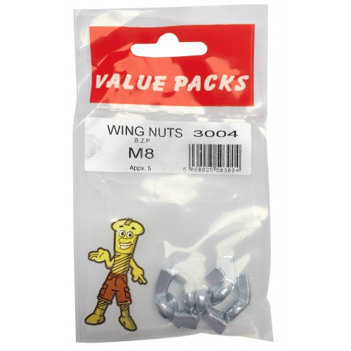 Wing Nuts M8