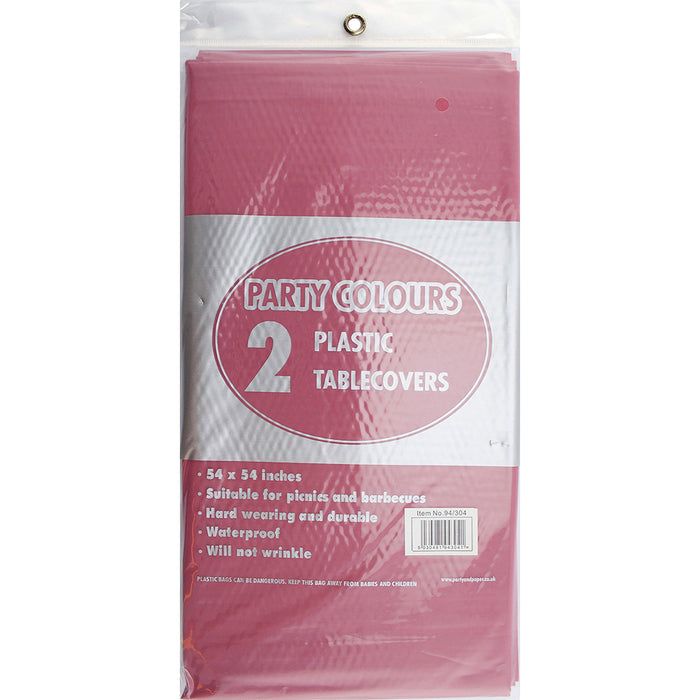 Table Covers Burgundy 54" X 54" 2pc