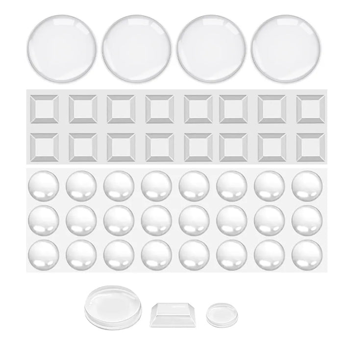 GeckoSlide Furniture Bumpers 44pc Clear