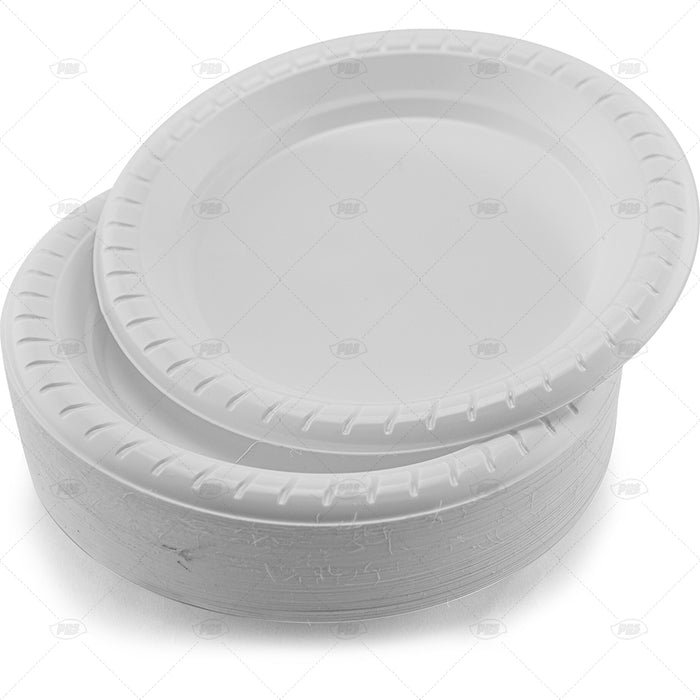 Reusable Plastic Plate 7" 100pc