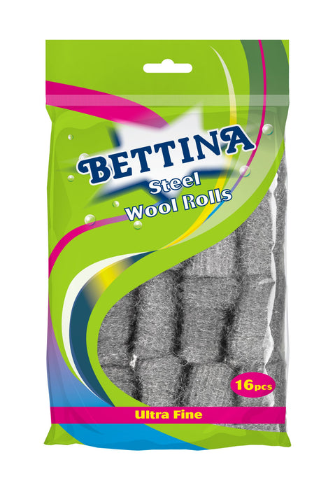 Steel Wool Rolls 16pc