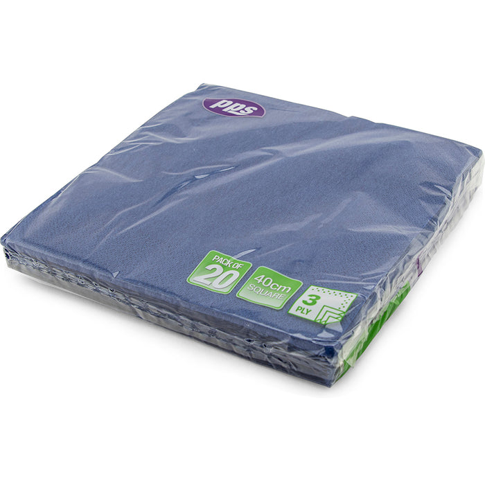 Dark Blue Napkin 40cm 20pc