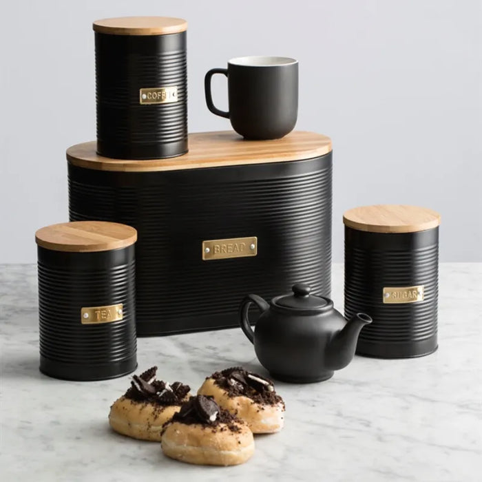 Otto Black Bread Bin