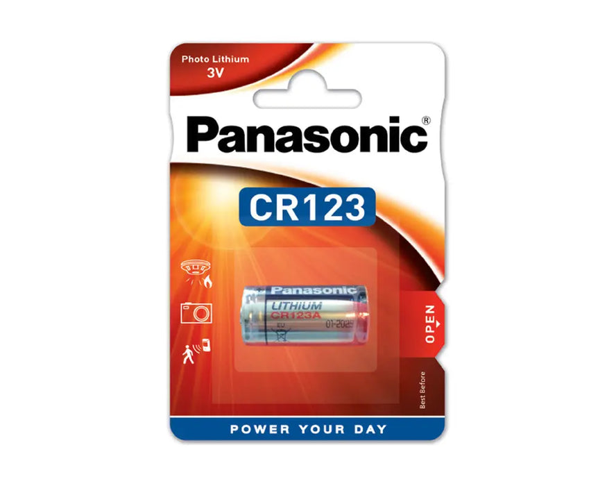 Panasonic Batteries Litium CR123A Camera