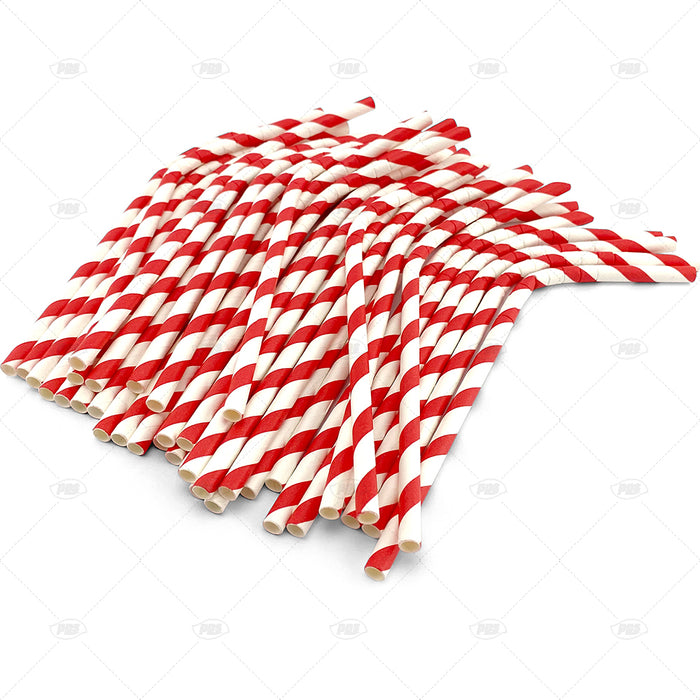 Paper Bendy Straw 50pc