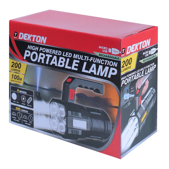 Rechargeable Multifunction Spot Light 4 Beam