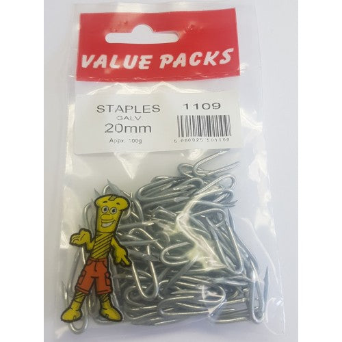 Netting Staples 20mm