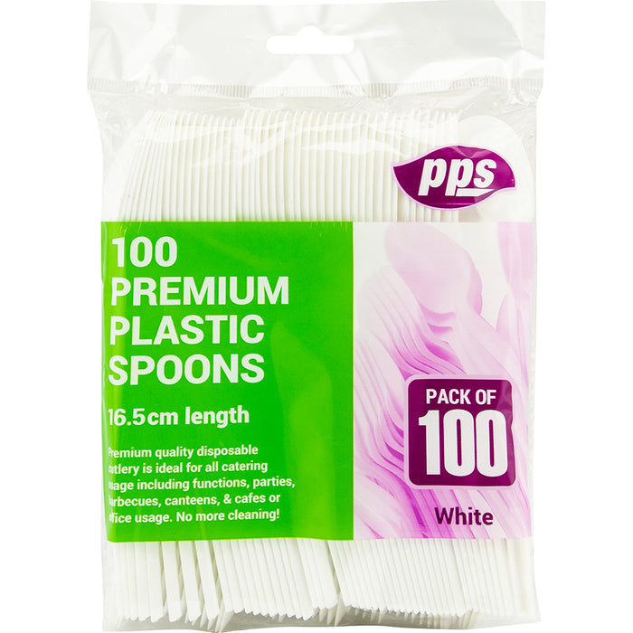 Reusable Plastic Spoon 100pc