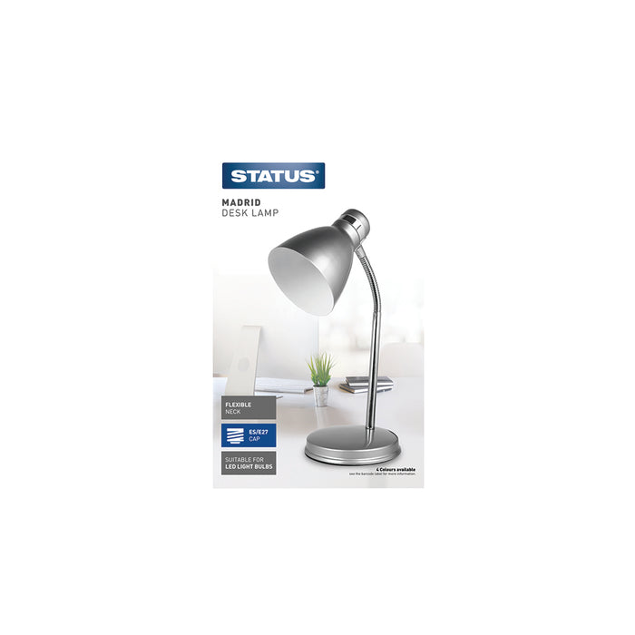 Desk Lamp Silver