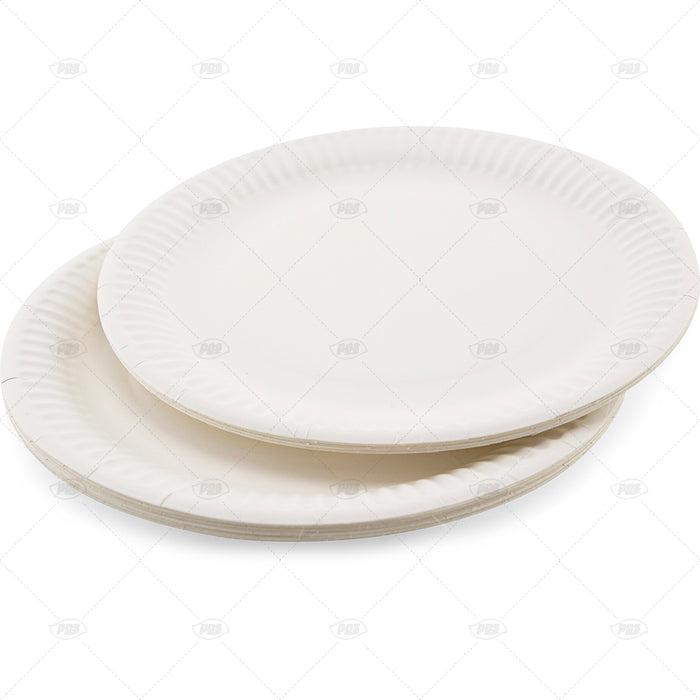 Paper Plate White 9" 25pc