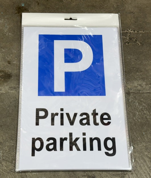 Private Parking Sign