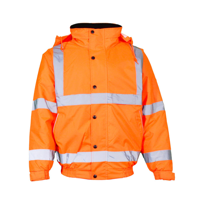 Hi Vis Bomber Fleece Lined XL
