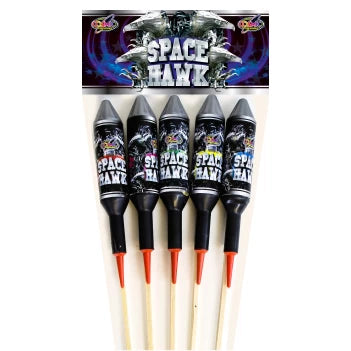 Space Hawk Rockets 5pk