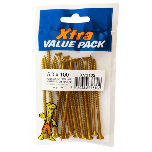 Chipboard Screws 5.0 X 100