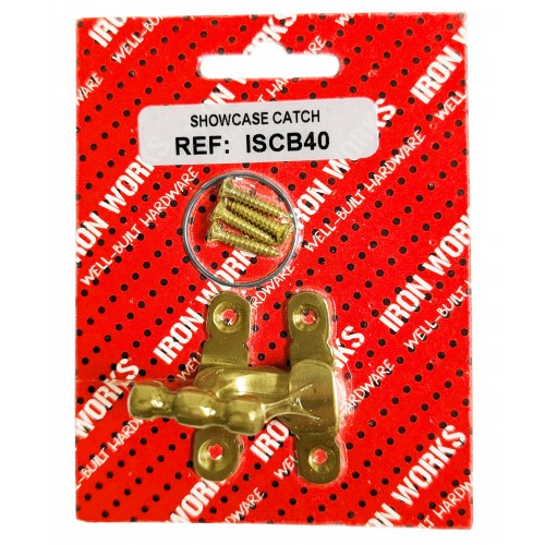 Showcase Catch Brass 40mm