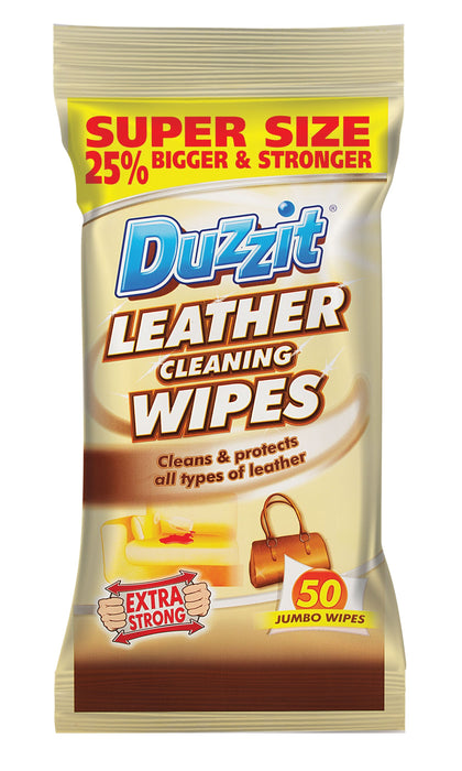 Leather Cleaning Wipes 50pk