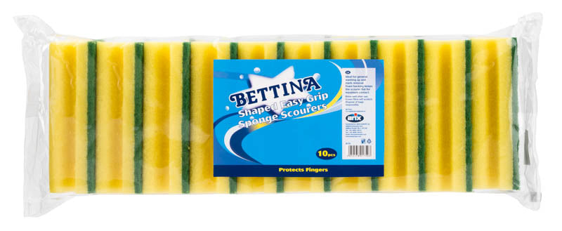 Easy Grip Sponge Scourer 10pc