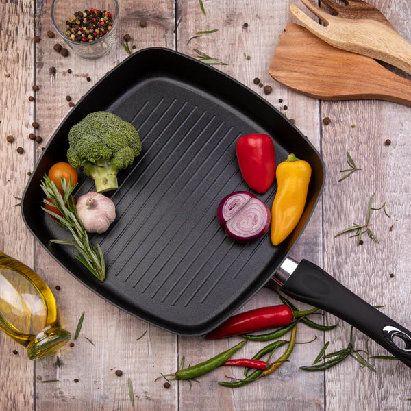 Non-Stick Square Griddle Pan 28cm
