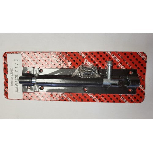 Tower Bolts Black 3"