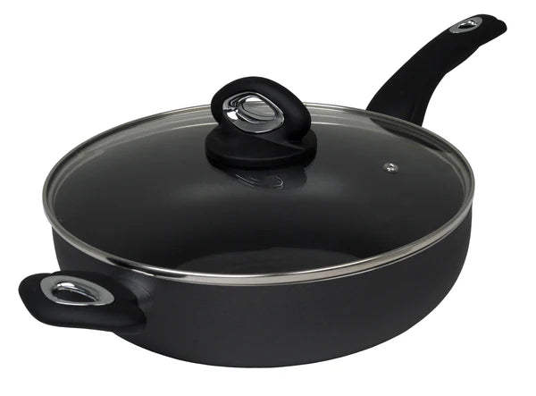 Deep Sauté Pan & Glass Lid 28cm