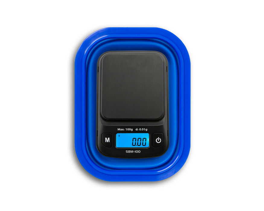 On Balance The Original Silicone Bowl Scale 100g X 0.01g Blue