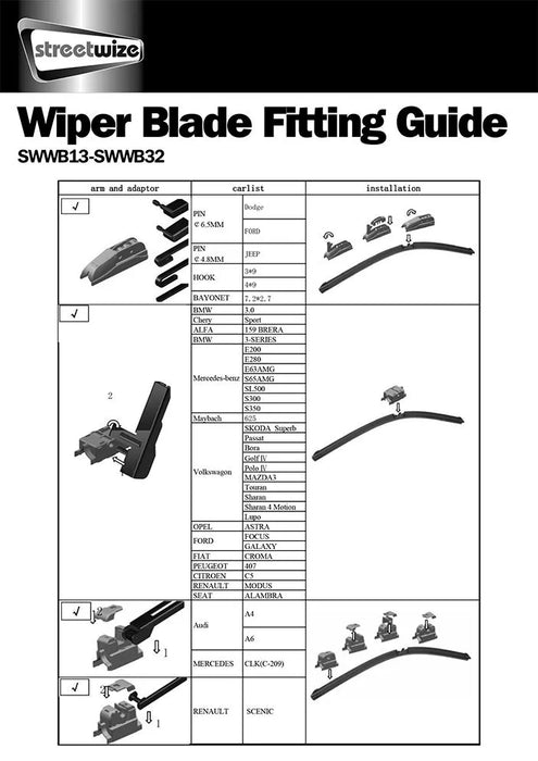 Curved Wiper Blade