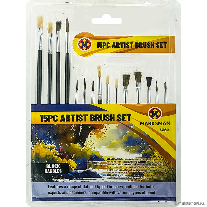 Artist Brush Set 15pc