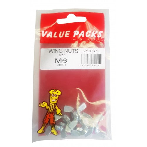 Wing Nuts M6