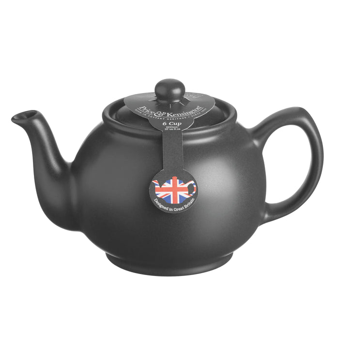 Matt Black Teapot 6 cup Price and Kensington