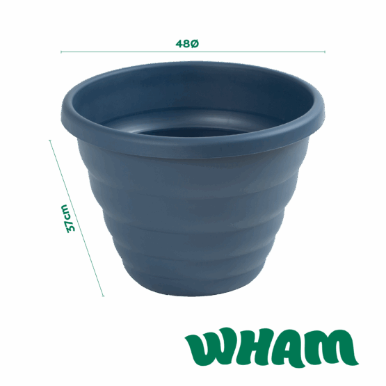 Beehive 48cm Round Pot Navy