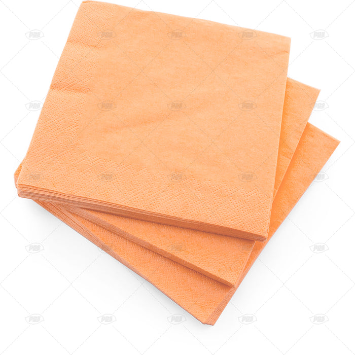 Peach Napkins 33cm 20pc