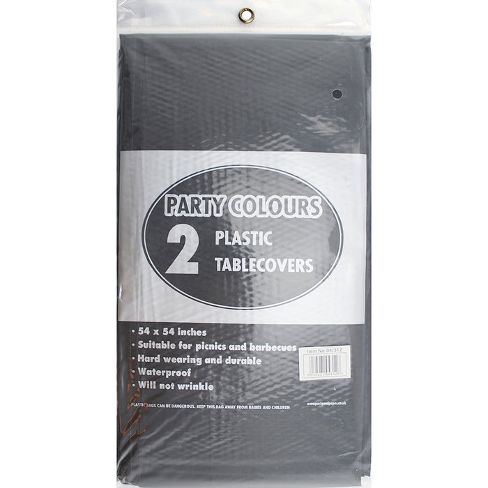 Table Covers Black 54" X 54" 2pc