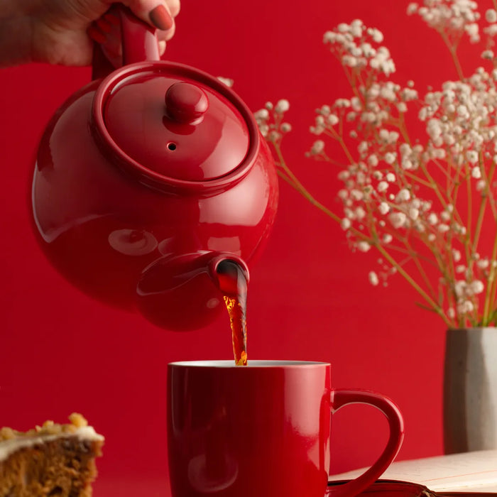 Teapot Red 6 Cup Price and Kensington