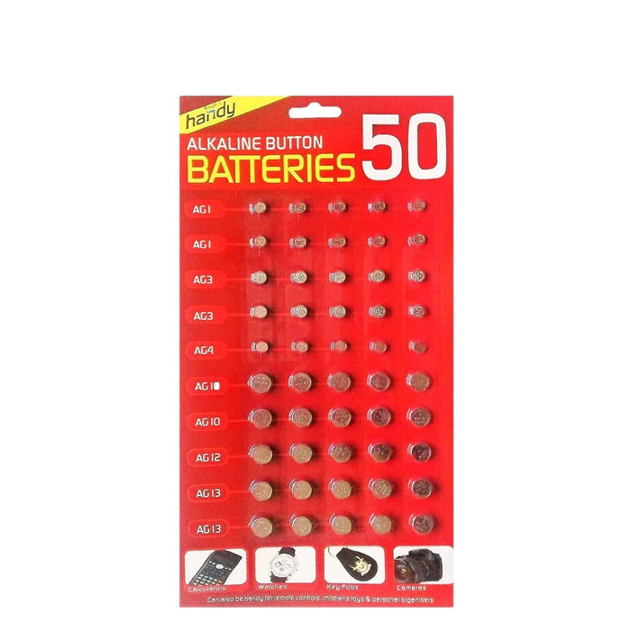 Alkaline Button Battery's 50