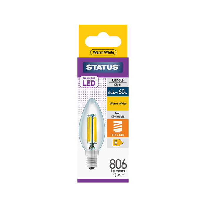Filament LED Candle BC 60W