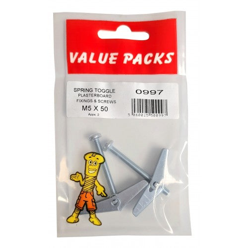 Plasterboard Spring Toggle