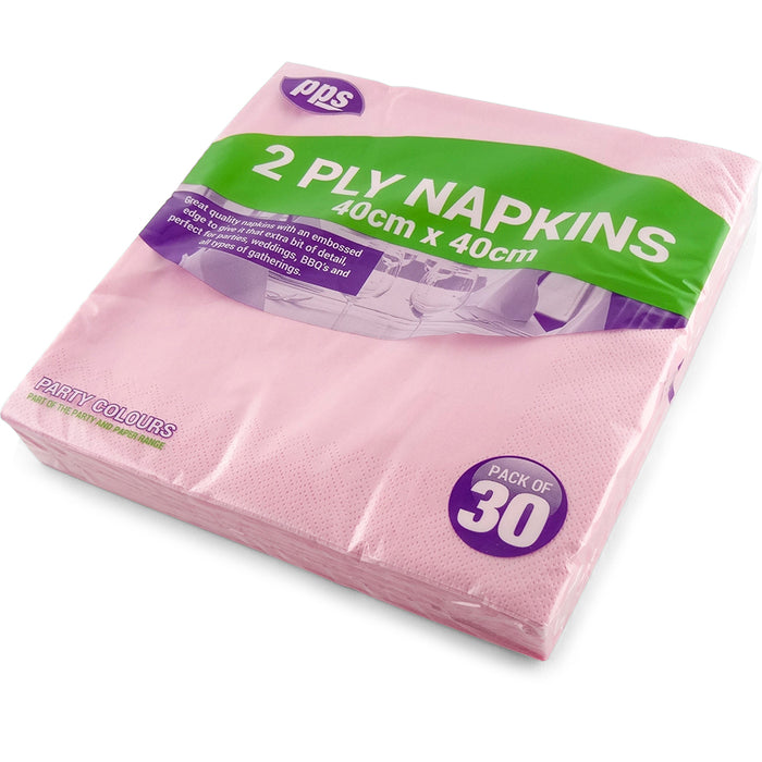 Pink Napkin 40cm 30pc