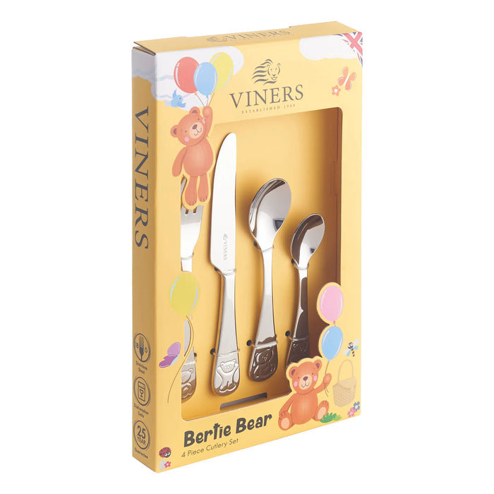 Bertie Kids Cutlery Set 4pcs  Giftbox
