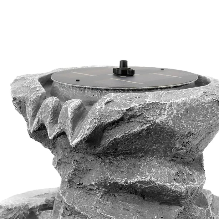 Solar Powered Water Feature - Rock Planter
