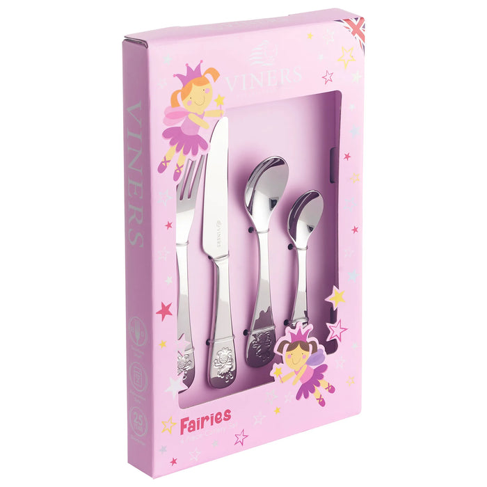 Fairies Kids Cutlery Set 4pcs Giftbox