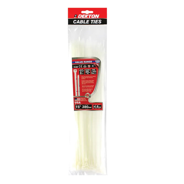 Cable Ties 380mm 100pc