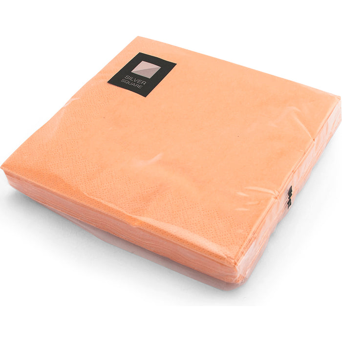 Peach Napkins 33cm 20pc
