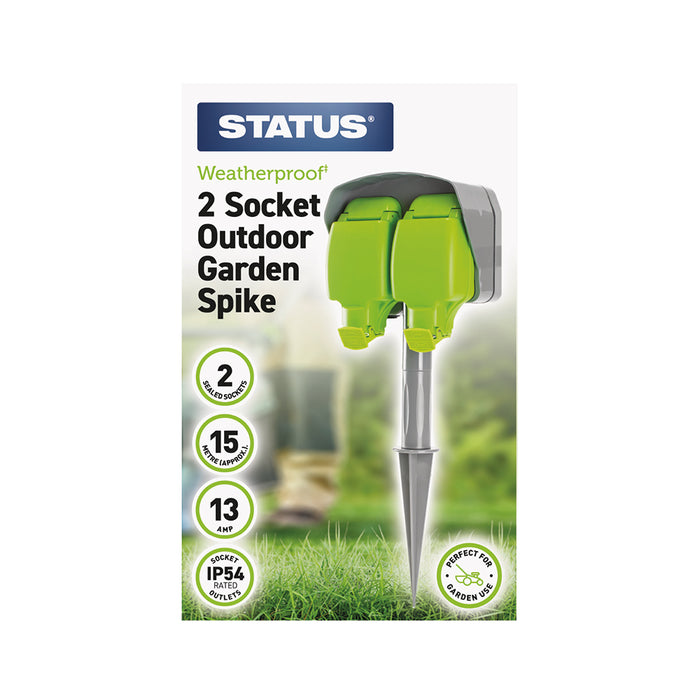 2 Way Spike Extension Socket 15M