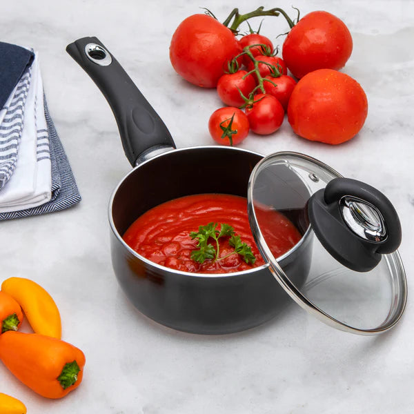 Sauce Pan & Glass Lid 16cm