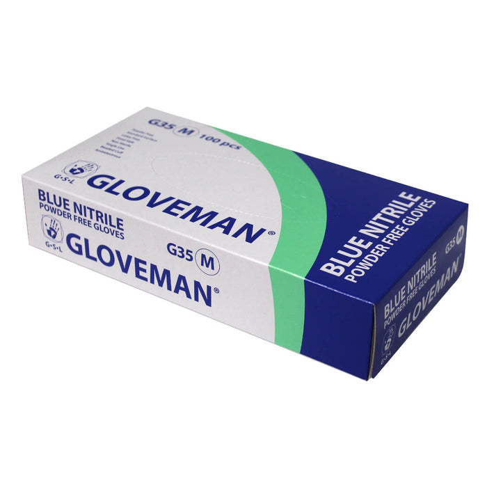 Blue Nitrile Powder-Free Goves M