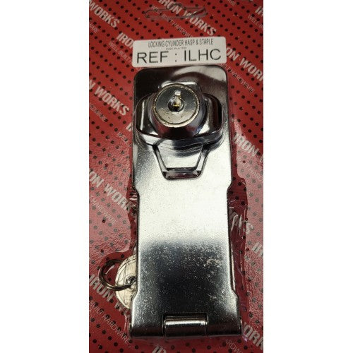 Locking Cylinder Hasp & Staple