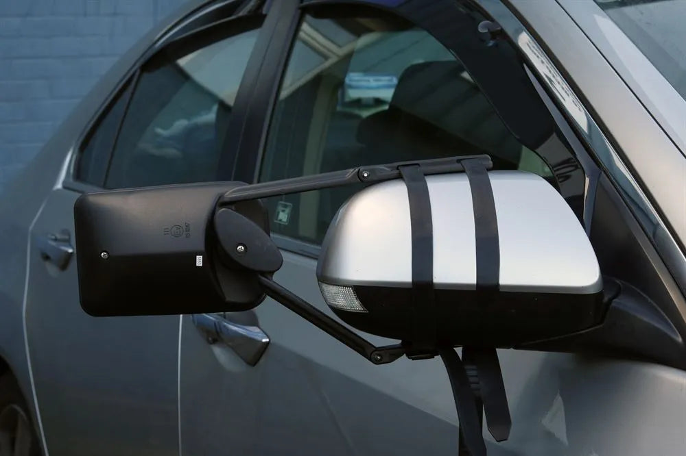 Towing Mirror With Split Twin Lenses