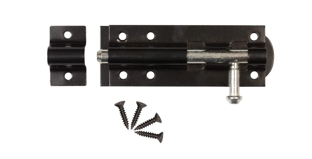 Tower Bolts Black 3"